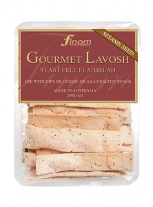 Gourmet Lavosh Cracker Flatbread - Sesame Seed